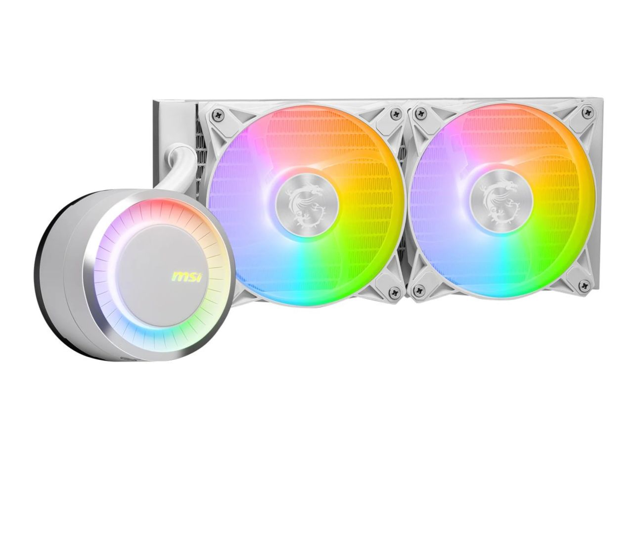 Ventilátorok, Hűtők, Előlapi panelek Msi MAG CoreLiquid E240 White