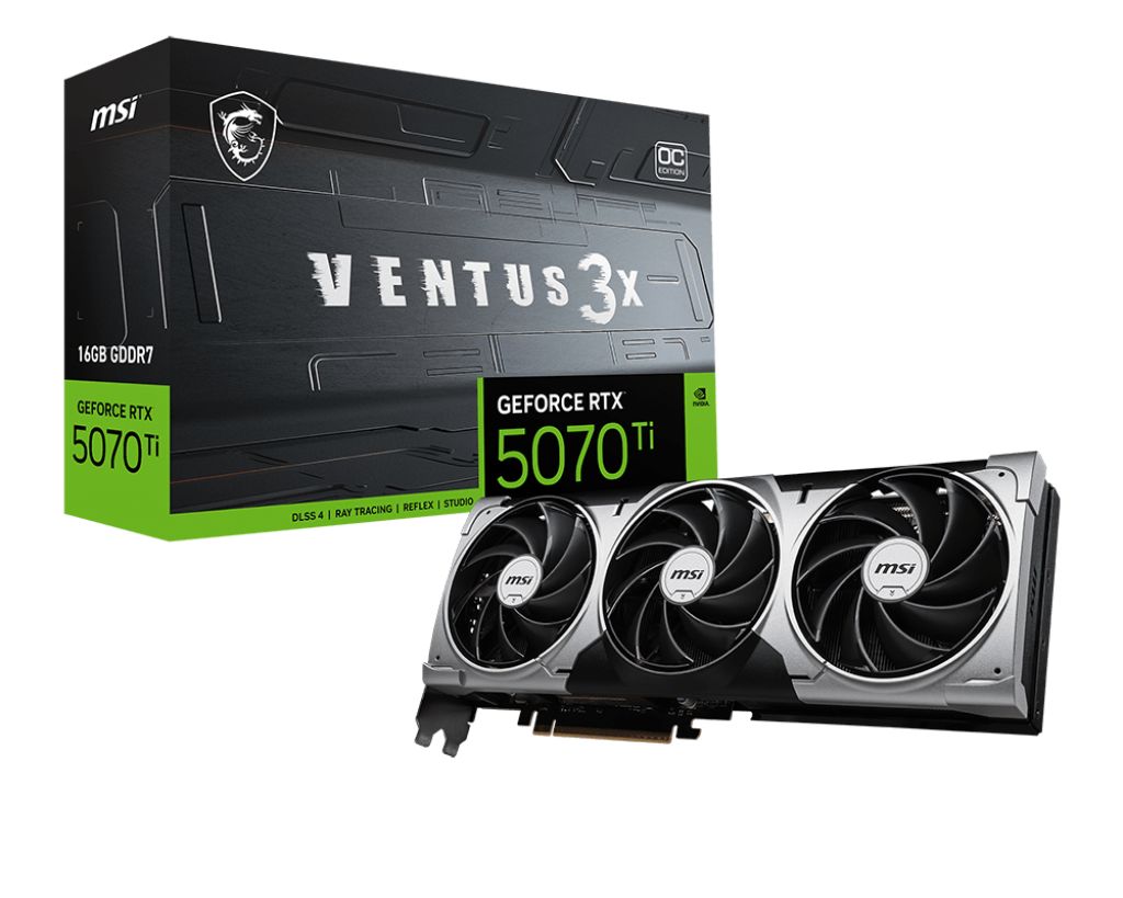 Videókártya Msi RTX5070 TI 16G VENTUS 3X OC