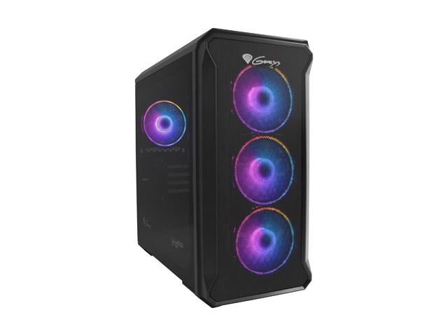Ház Natec Genesis Irid 503 ARGB Window Black