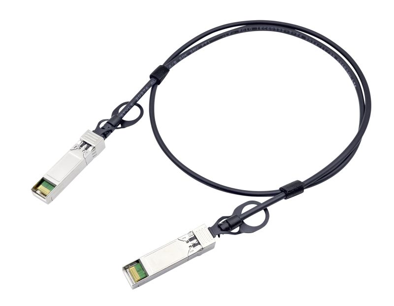 Hálózati kábelek Nestron DAC patch kábel; SFP+; 10 Gbps; réz; 30AWG; 1 m