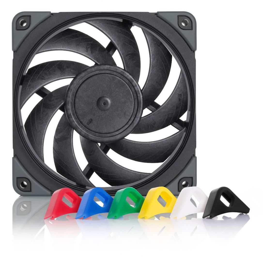 Ventilátorok, Hűtők, Előlapi panelek Noctua NF-A12X25 PWM CHROMAX.BLACK.SWAP