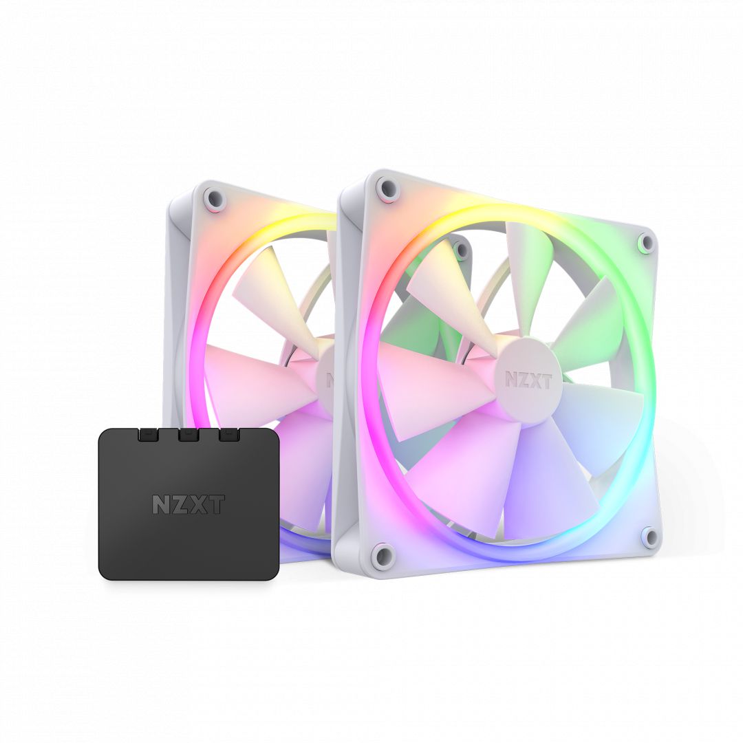 Ventilátorok, Hűtők, Előlapi panelek NZXT AeR F140 Twin Pack White