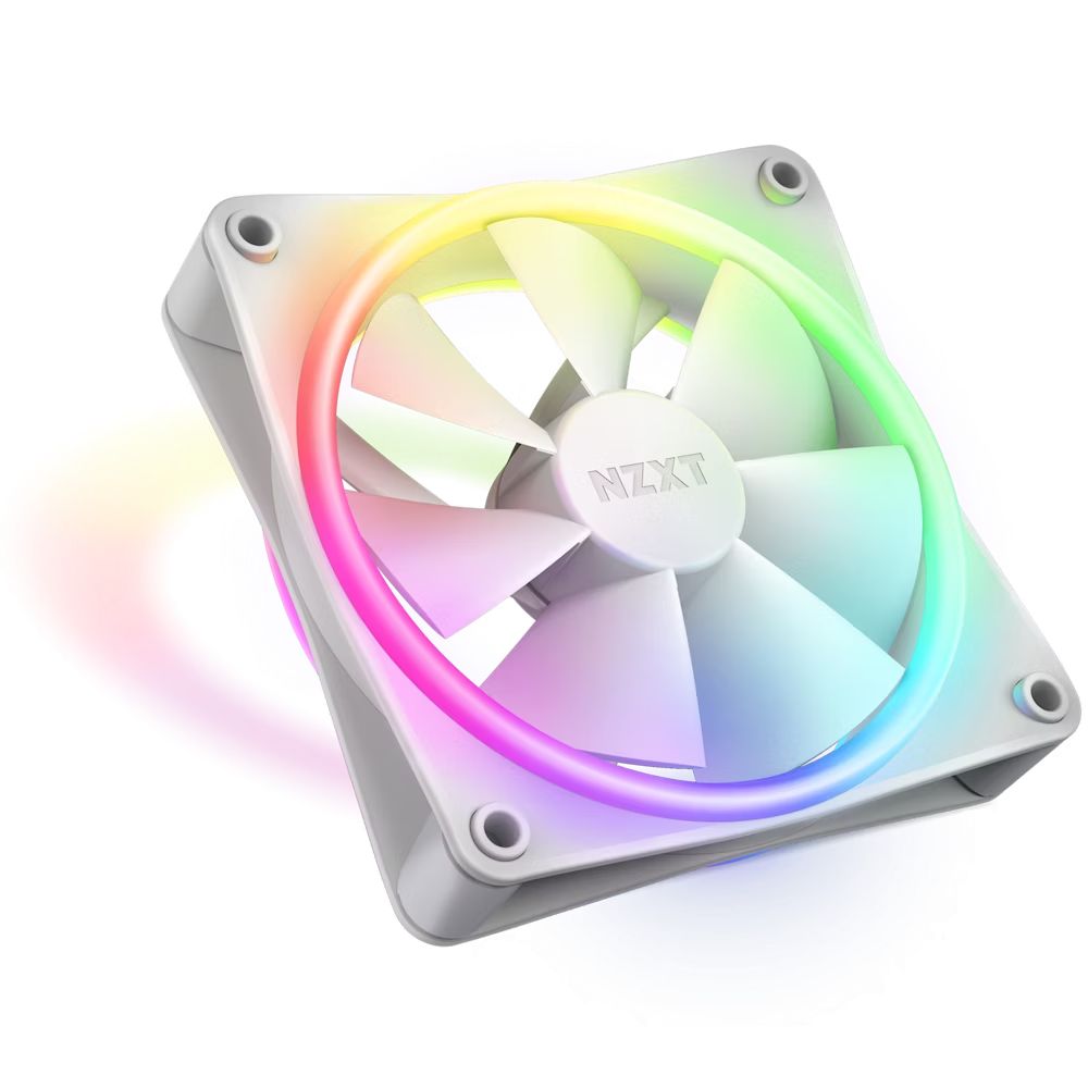 Ventilátorok, Hűtők, Előlapi panelek NZXT F120 RGB DUO White