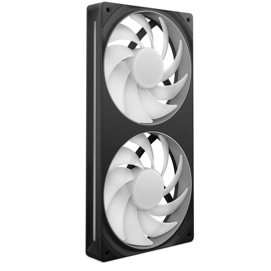 Ventilátorok, Hűtők, Előlapi panelek NZXT F240 RGB Core Black