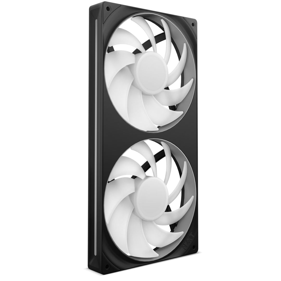 Ventilátorok, Hűtők, Előlapi panelek NZXT F280 RGB Core Black