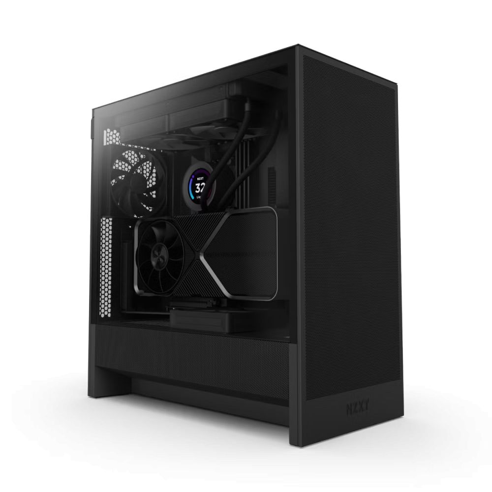 Ház NZXT H5 Flow (2024) Tempered Glass Black