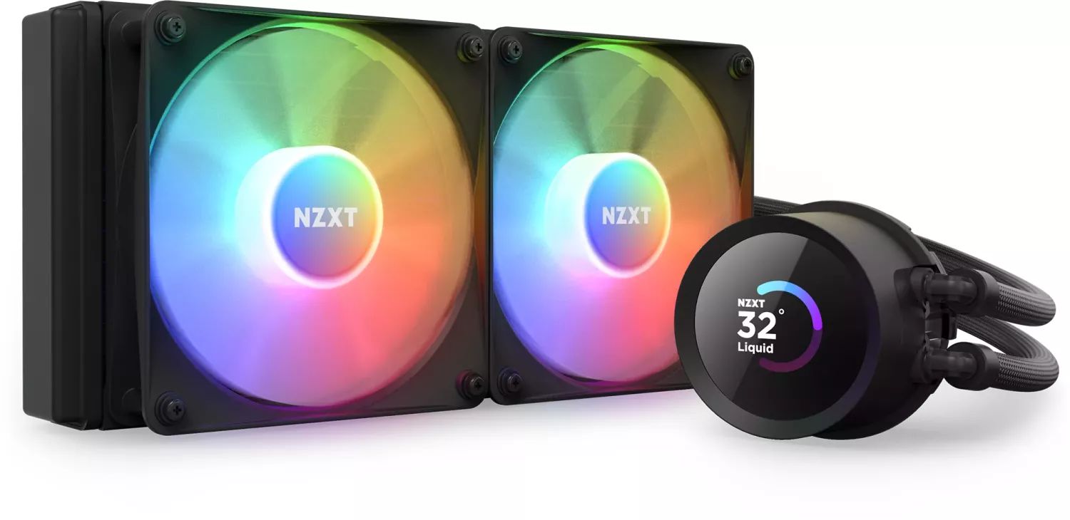 Ventilátorok, Hűtők, Előlapi panelek NZXT Kraken 240 RGB Black