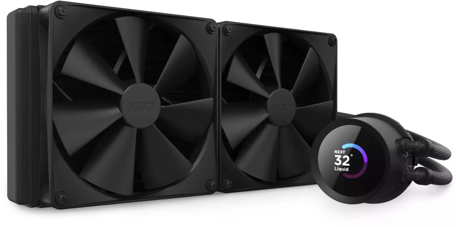 Ventilátorok, Hűtők, Előlapi panelek NZXT Kraken 280 Black
