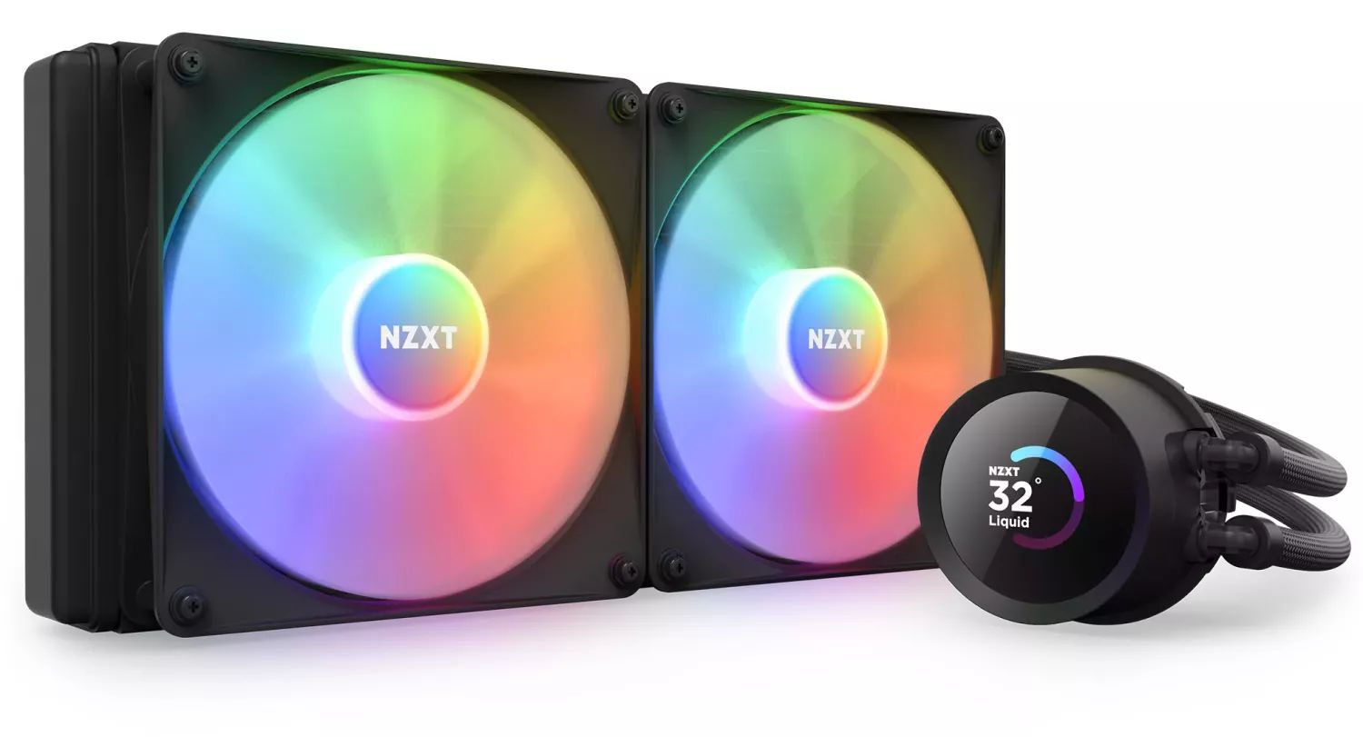 Ventilátorok, Hűtők, Előlapi panelek NZXT Kraken 280 RGB Black