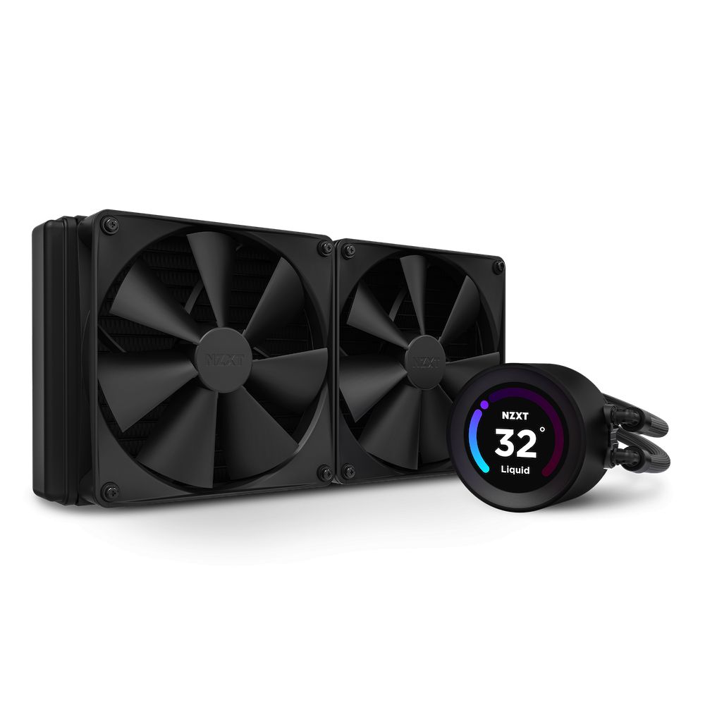 Ventilátorok, Hűtők, Előlapi panelek NZXT Kraken Elite 280 Black