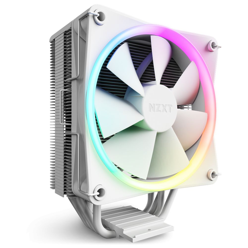 Ventilátorok, Hűtők, Előlapi panelek NZXT T120 RGB CPU Cooler White