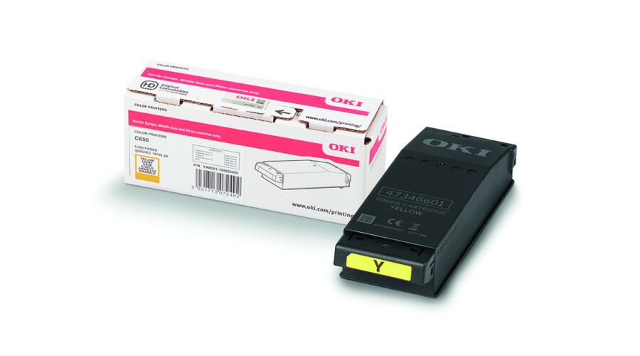 Toner Oki C650 Yellow toner