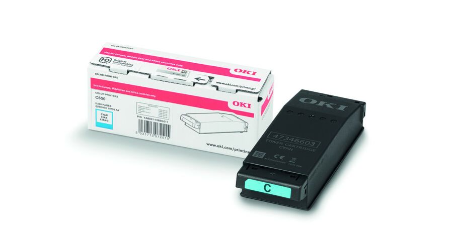Toner Oki C650 Cyan toner