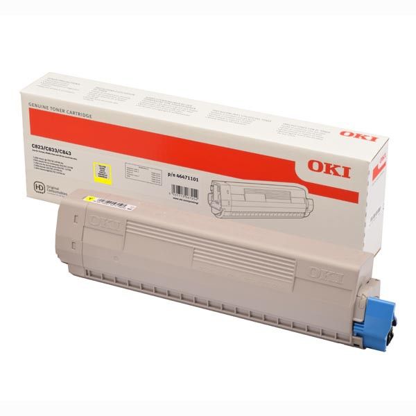 Toner Oki C823/C833/C843 Yellow toner