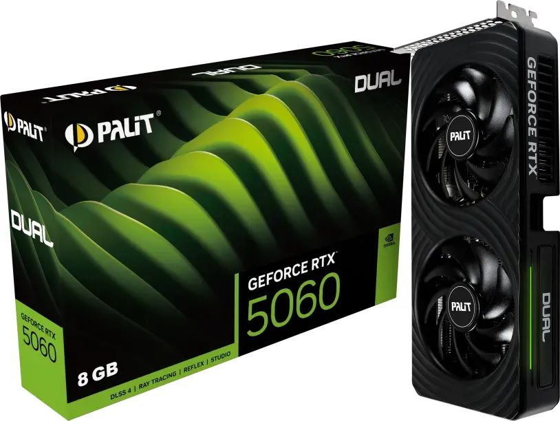 Videókártya Palit RTX5060 8GB DDR7 Dual