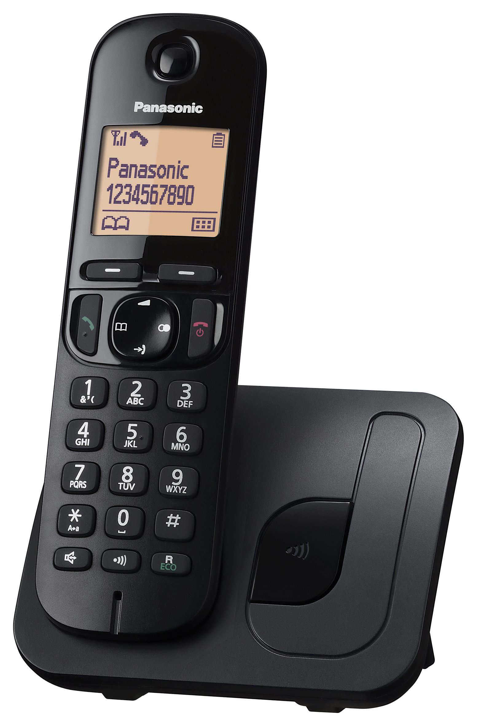 Telefon Panasonic KX-TGC210PDB DECT Black