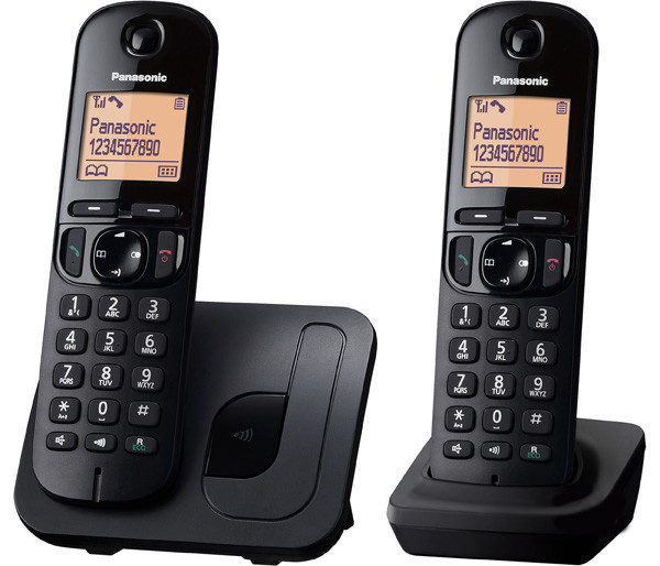 Telefon Panasonic KX-TGC212PDB Black