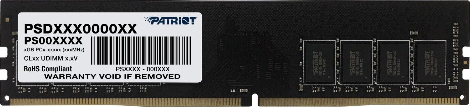 Memória Patriot 8GB DDR4 3200MHz Signature Line Black