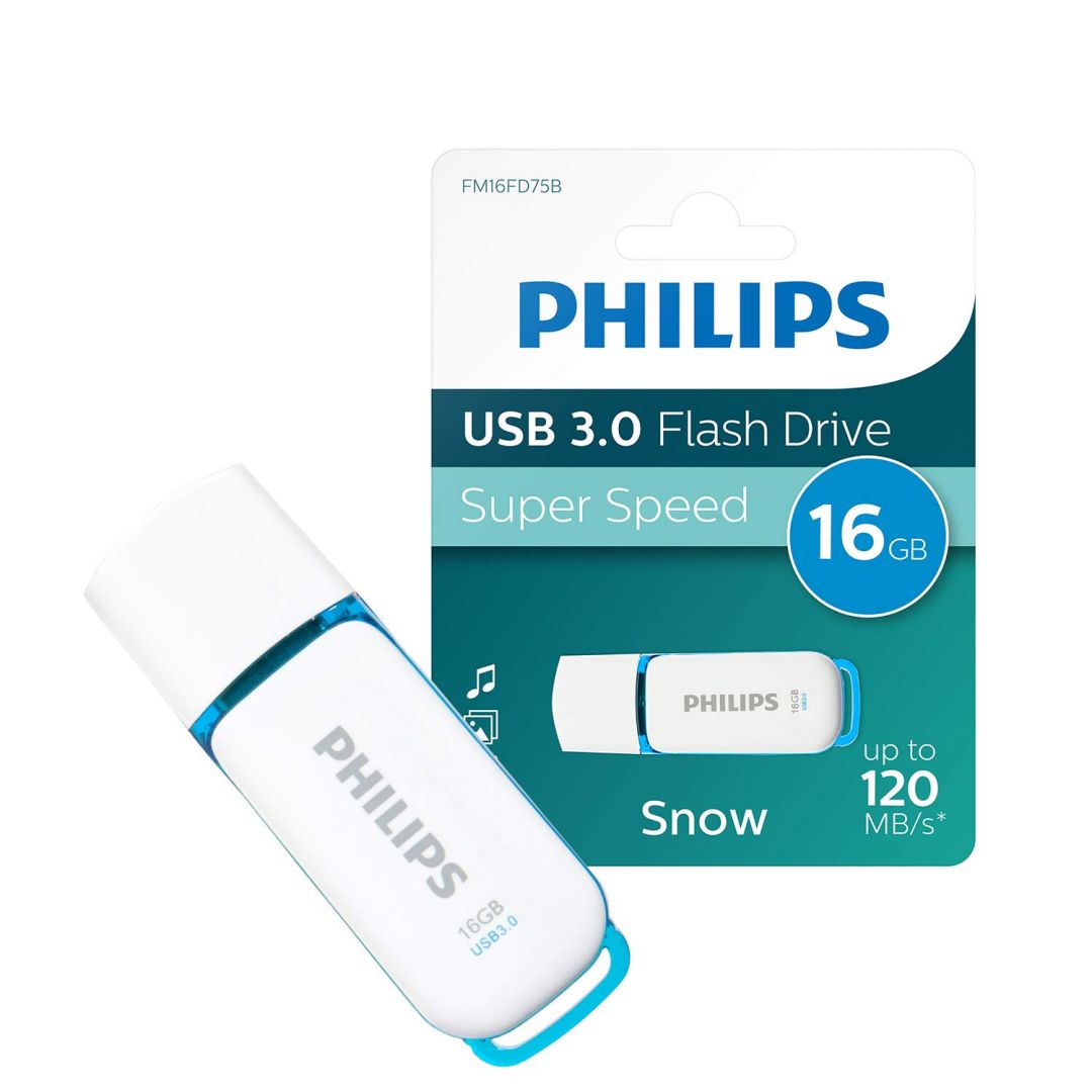 USB Flash RAM Philips 16GB USB 3.0 Snow Edition