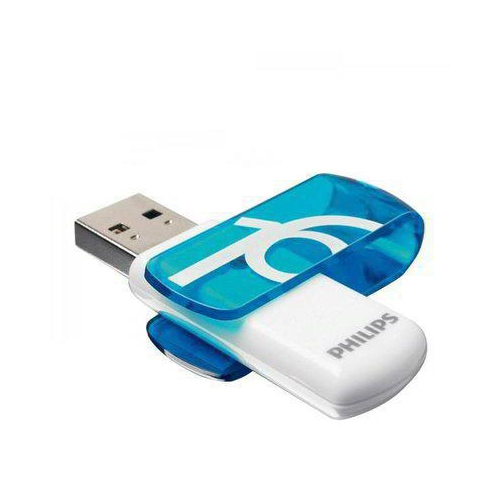 USB Flash RAM Philips 16GB Vivid White/Blue
