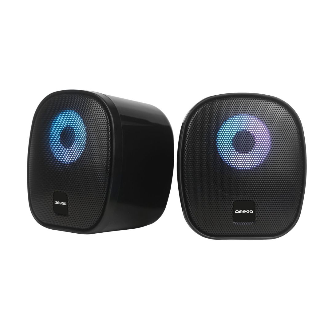 Hangszóró Platinet Omega OGG115 RGB Bluetooth Speaker Black