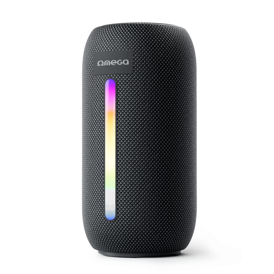 Hangszóró Platinet Omega OGQ156 RGB Bluetooth Speaker Black