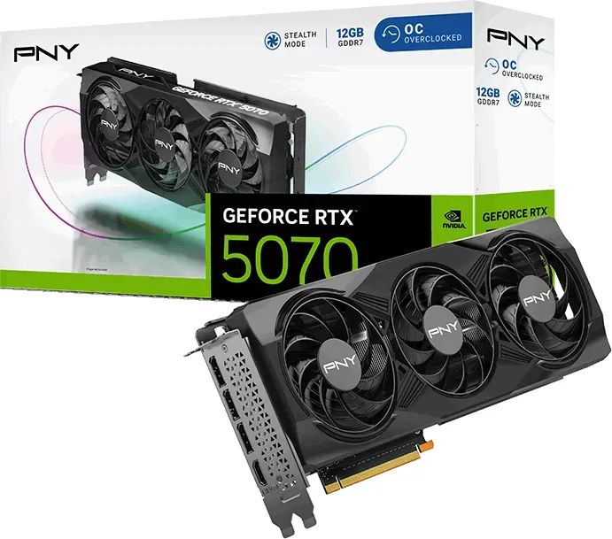 Videókártya PNY GeForce RTX5070 12GB DDR7 OC