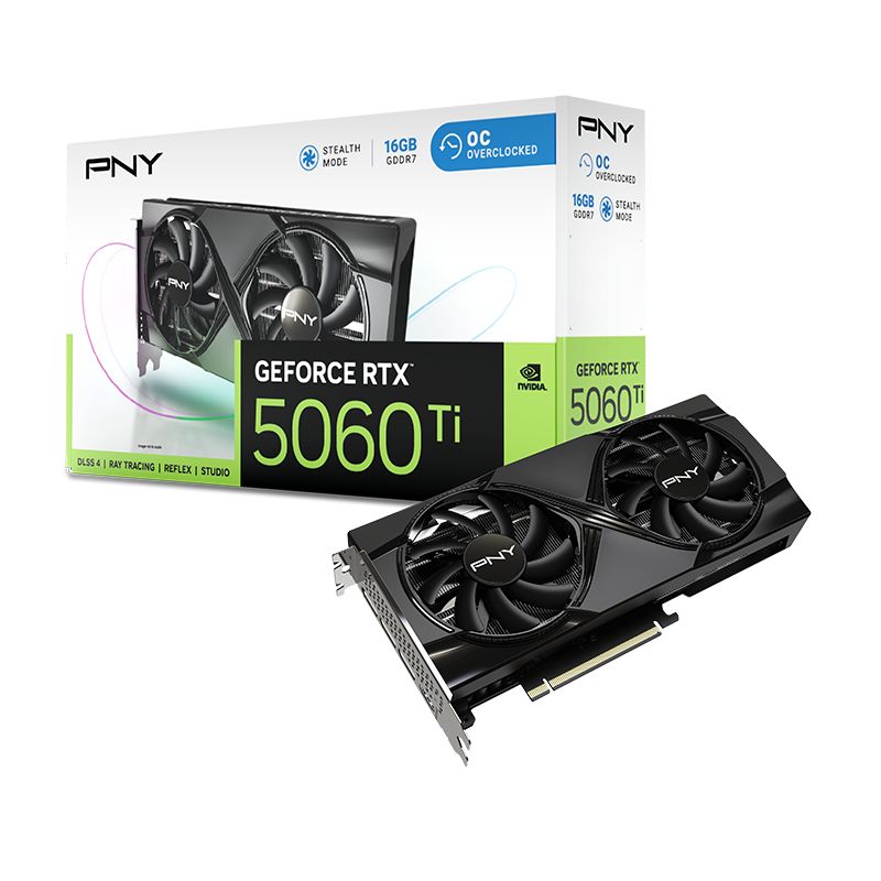 Videókártya PNY GeForce RTX5060 TI 16GB DDR7 OC