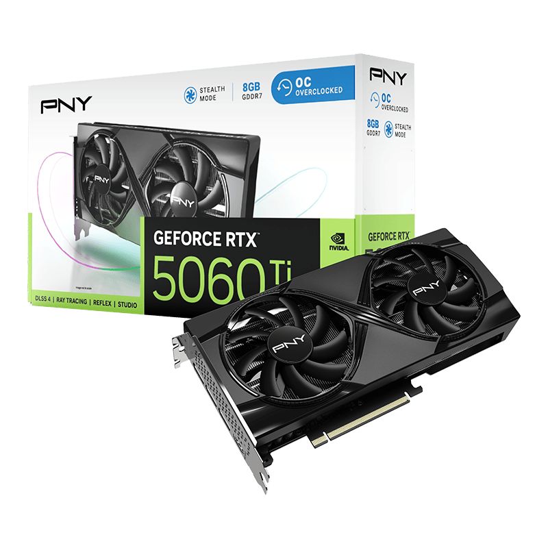 Videókártya PNY GeForce RTX5060 TI 8GB DDR7 OC