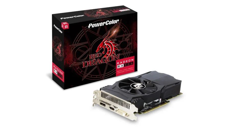 Videókártya PowerColor RX 550 4GB DDR5 Red Dragon