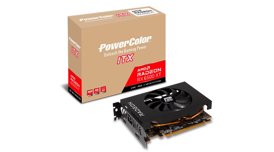 Videókártya PowerColor RX6500 XT 4GB DDR6