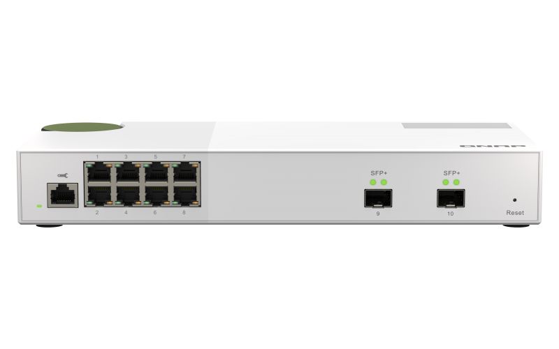 Switch QNAP QSW-M2108-2S Entry-level 10GbE and 2.5GbE Layer 2 Web Managed Switch for SMB Network Deployment
