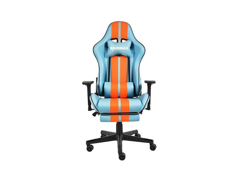 Gaming szék RaidMax Drakon DK905 Gaming Chair Blue/Orange