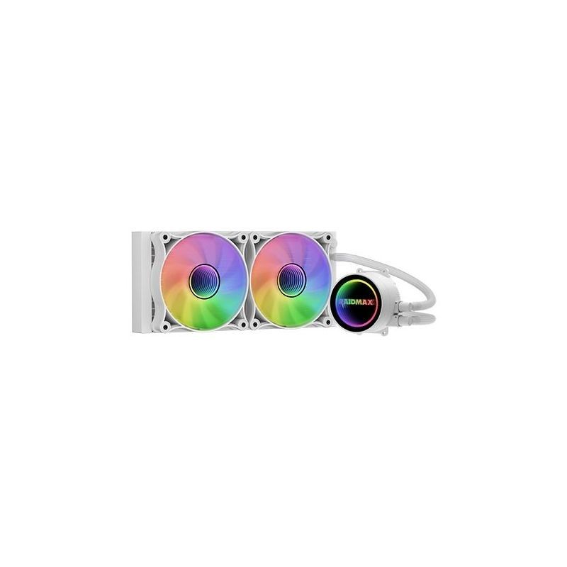 Ventilátorok, Hűtők, Előlapi panelek RaidMax Infinita LS240 ARGB White