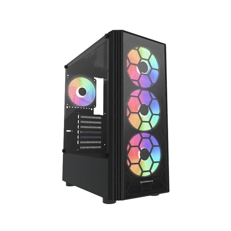 Ház RaidMax V152 Tempered Glass White