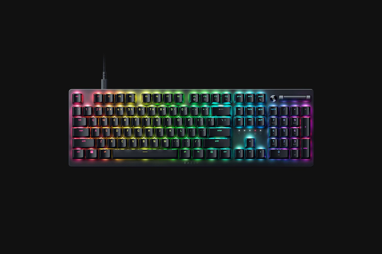 Billentyűzet Razer DeathStalker V2 Linear Optical Switch (Red) Keyboard Black US