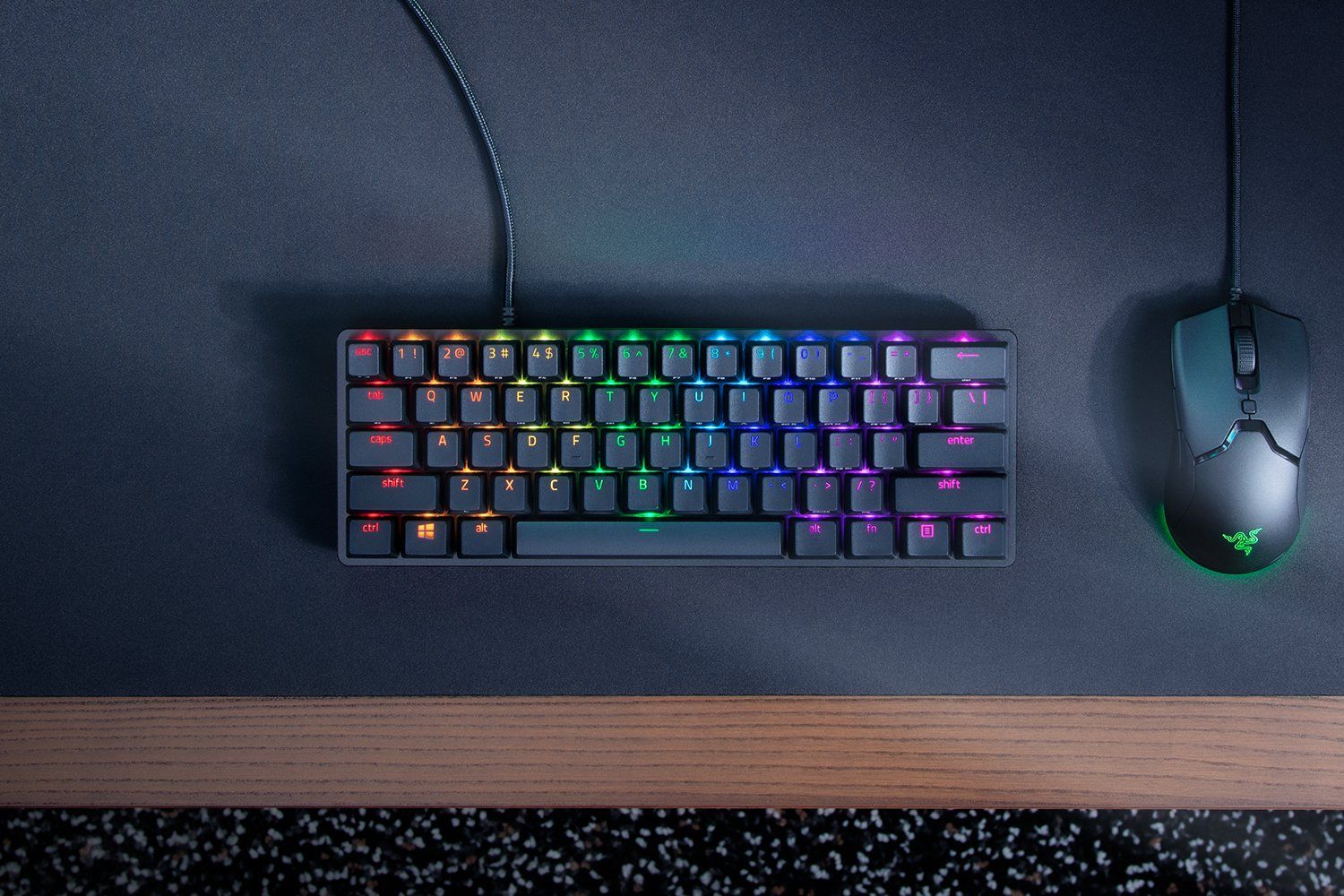 Billentyűzet Razer Huntsman Mini (Red Switch) keyboard  Black US