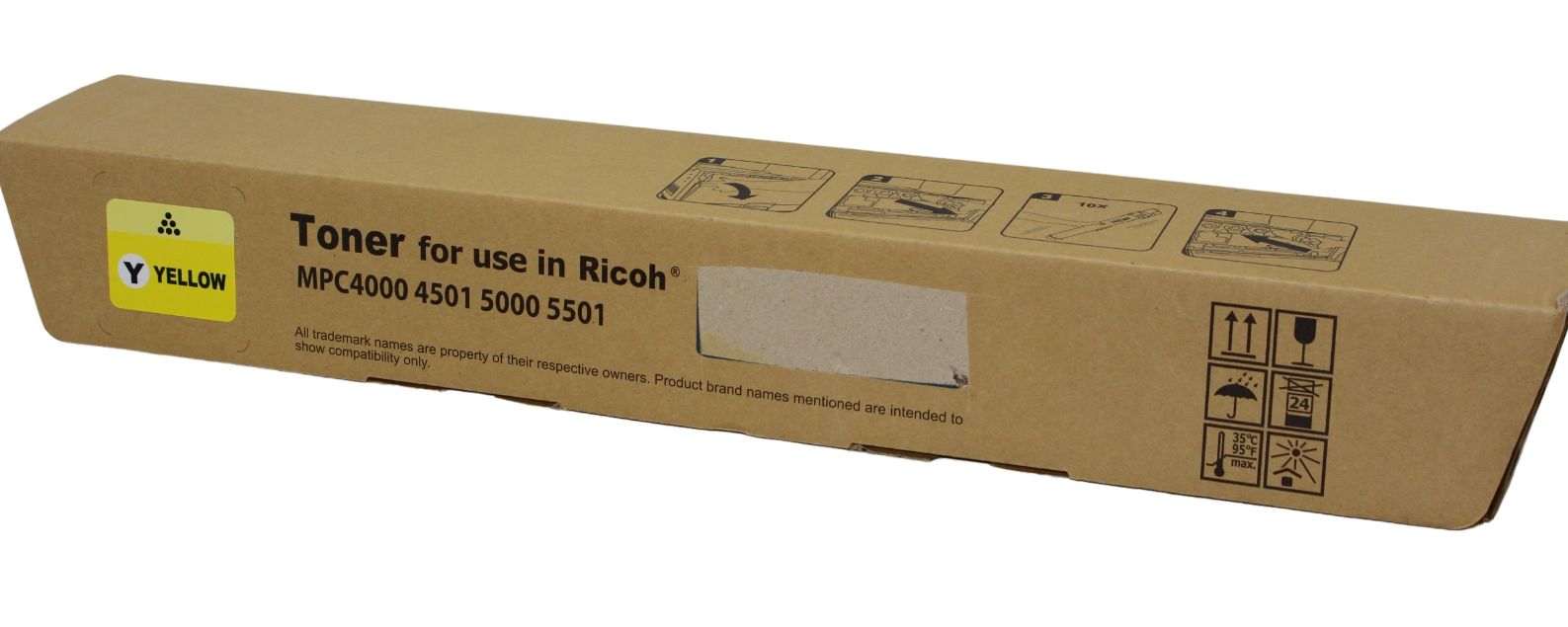Toner Ricoh MPC4000/5501 Yellow toner