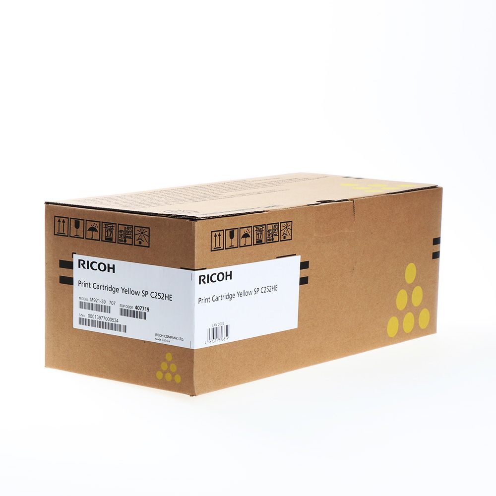 Toner Ricoh SPC252 Yellow toner