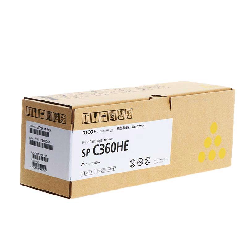 Toner Ricoh SPC360HE Yellow toner