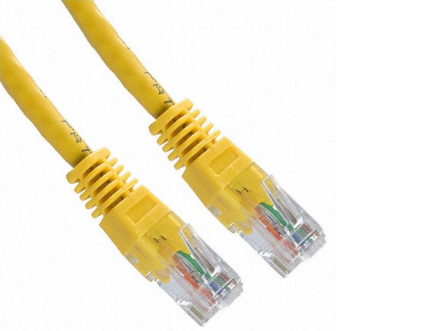 Hálózati kábelek Roline CAT5e U-UTP Patch Cable 3m Yellow