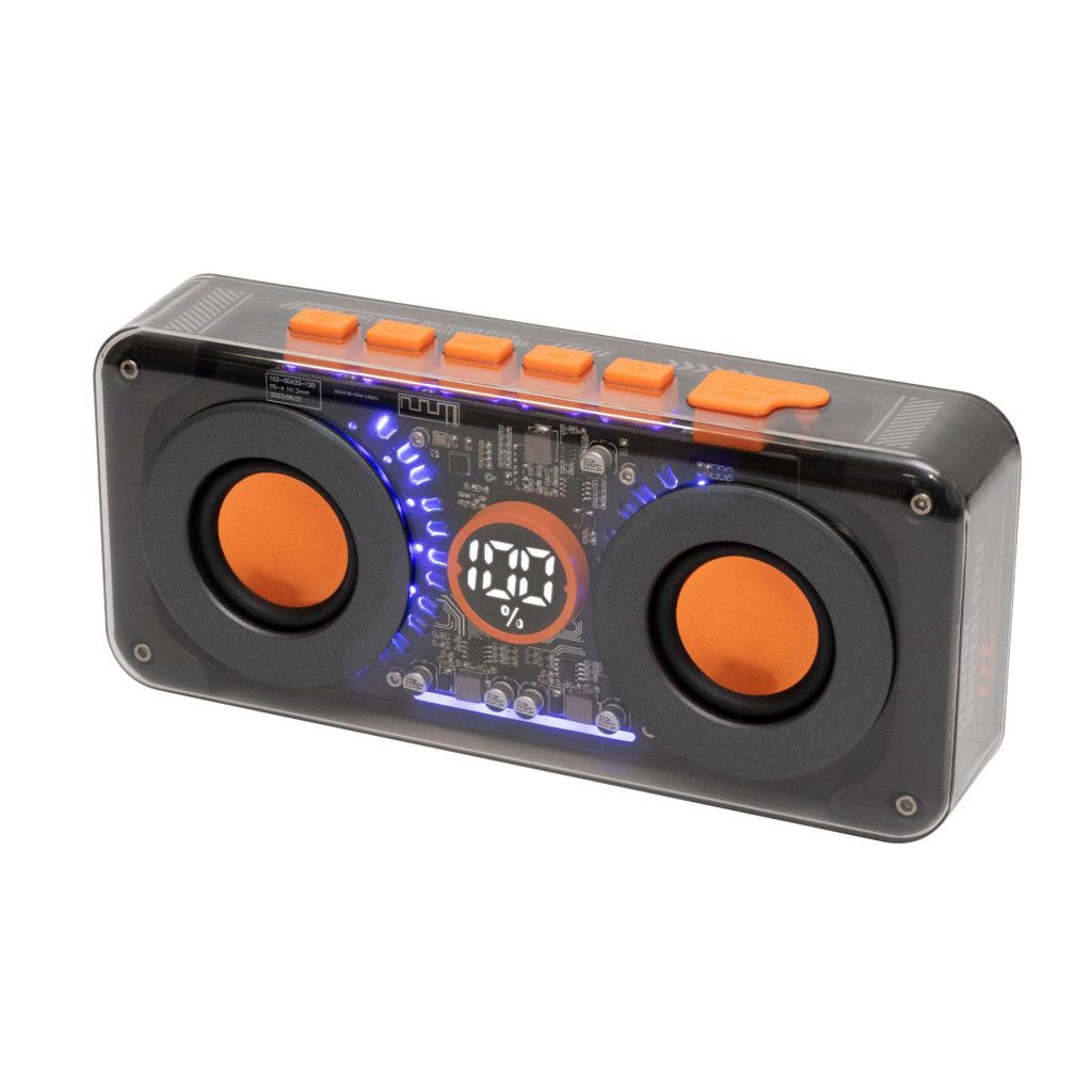 Hangszóró SAL MECHAPOWER vezeték nélküli hangszóró és multimédia-lejátszó Black