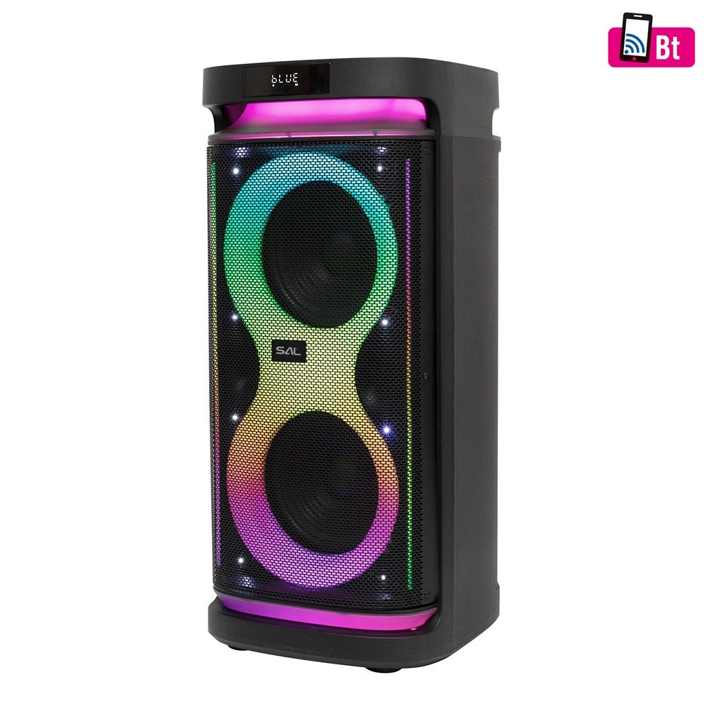 Hangszóró SAL PAR2400BT Party Speaker Black
