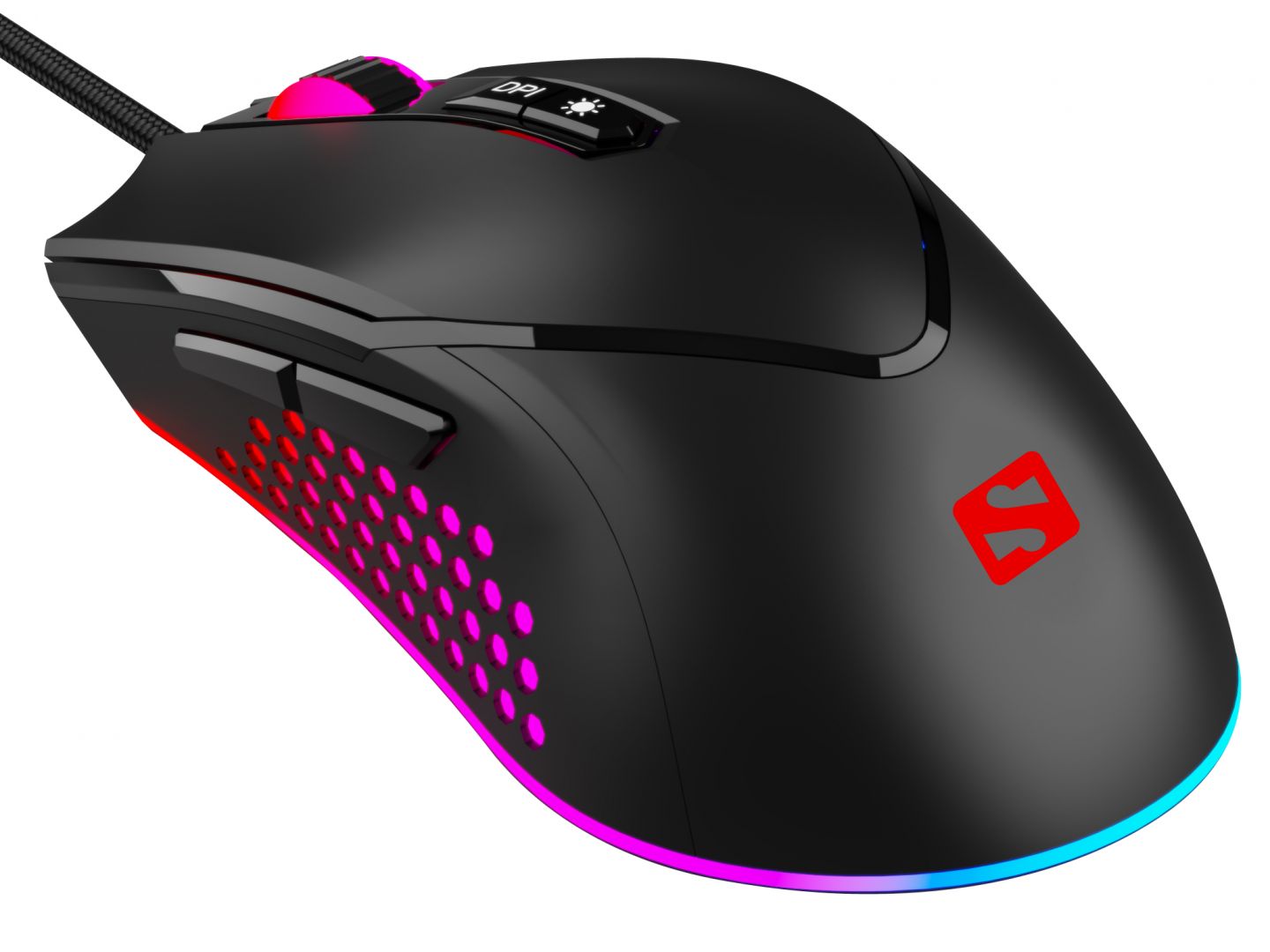 Egér Sandberg Azazinator Mouse 6400 Black