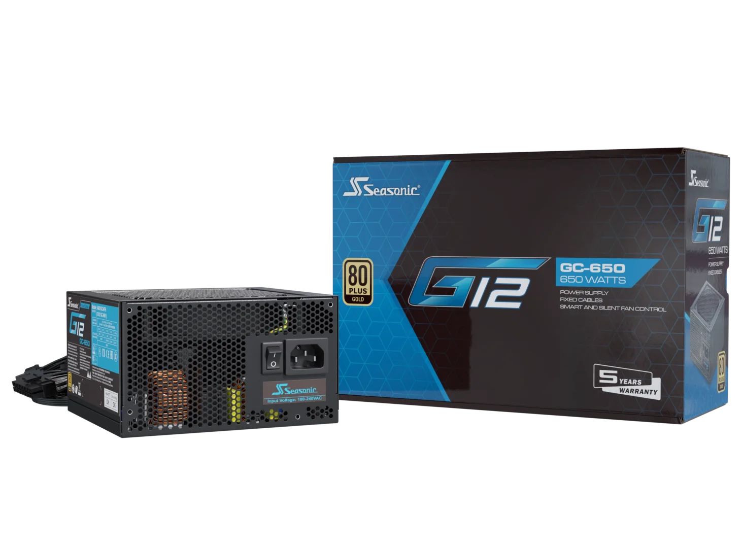 Tápegység Seasonic 650W 80+ Gold G12 GC