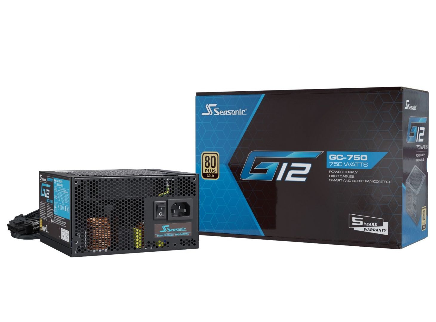 Tápegység Seasonic 750W 80+ Gold G12 GC