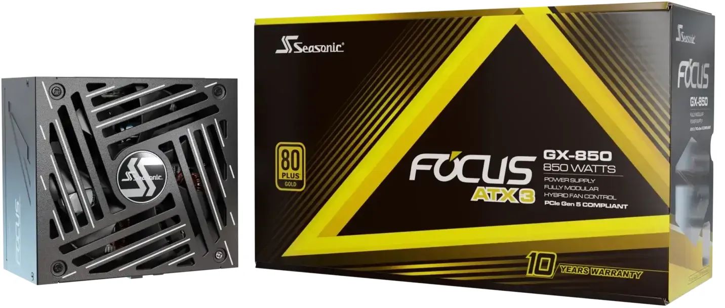 Tápegység Seasonic 850W 80+ Gold Focus GX ATX 3 (2024)