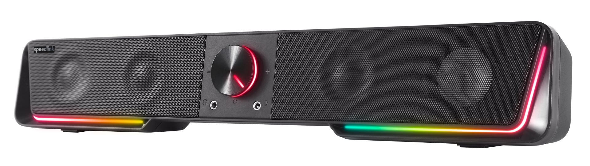 Hangszóró Speedlink Gravity RGB Stereo Soundbar Black