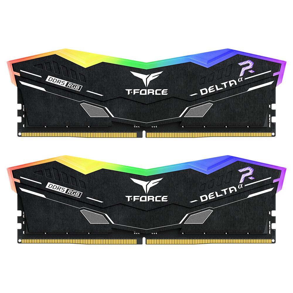 Memória TeamGroup 32GB DDR5 6000MHz Kit(2x16GB) Delta RGB Black