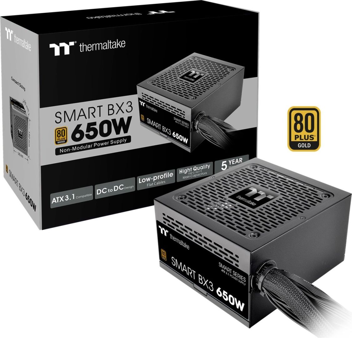 Tápegység Thermaltake 650W 80+ Bronze Smart BX3